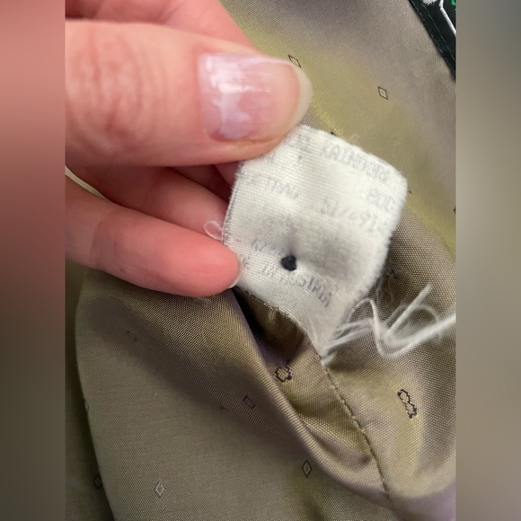 Loden Look Green Wool Folklore Jacket L Alpine Cottagecore Grandmacore - Picture 15 of 16